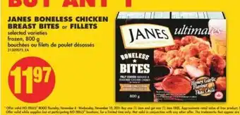 No Frills Janes Boneless Chicken Breast Bites offer