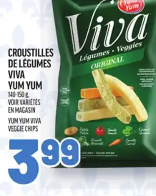 Metro CROUSTILLES DE LÉGUMES VIVA YUM YUM | YUM YUM VIVA VEGGIE CHIPS offer