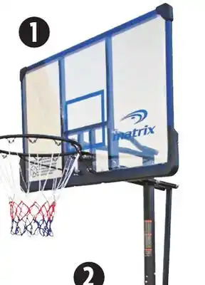 Canadian Tire Matrix 48˝ Portable Basketball System offer