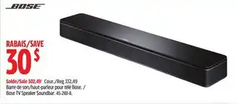 Canadian Tire Bose TV Speaker Soundbar offer