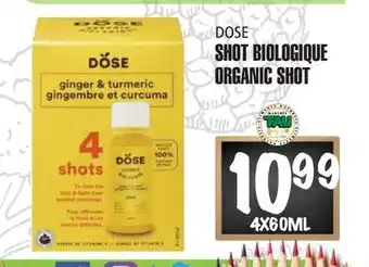 Marches Tau DOSE SHOT BIOLOGIQUE offer