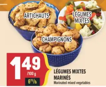 Marché Adonis LÉGUMES MIXTES MARINÉS | Marinated mixed vegetables offer