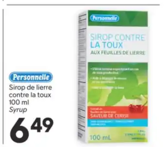 Brunet PERSONNELLE Sirop de lierre contre la toux offer
