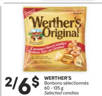 Brunet WERTHER'S Bonbons sélectionnés offer