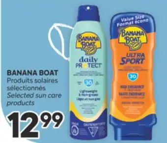 Brunet BANANA BOAT Produits solaires sélectionnés offer