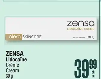 Jean Coutu ZENSA Lidocaïne Cream offer