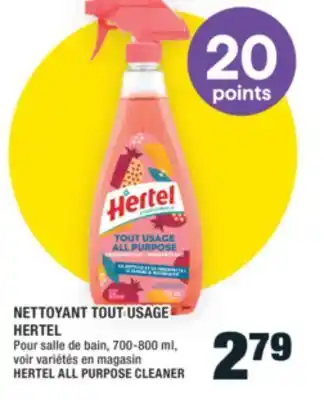 Super C NETTOYANT TOUT USAGE HERTEL | HERTEL ALL PURPOSE CLEANER offer