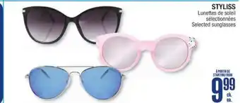 Jean Coutu STYLISS Selected sunglasses offer