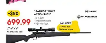 Pronature PATRIOT BOLT ACTION RIFLE offer