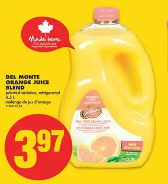 No Frills Orange Juice Blend offer