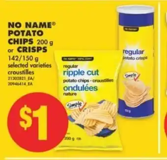 No Frills Potato Chips offer