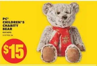 No Frills Children's Charity Bear offer