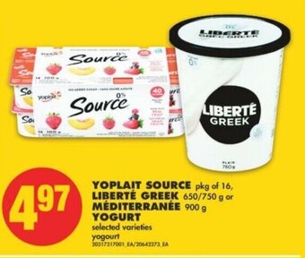 No Frills Yoplait Source offer
