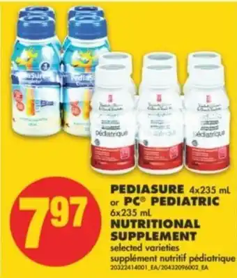 No Frills Pediasure or Pediatric offer
