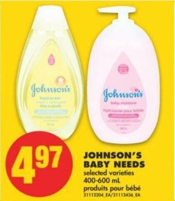 No Frills Johnson's Baby Needs offer