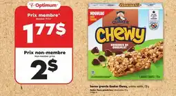 Maxi BARRES GRANOLA QUAKER CHEWY, 120 g offer