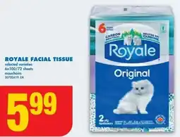 No Frills Royale facial tissue offer
