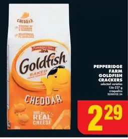 No Frills Pepperidge farm goldfish crackers offer