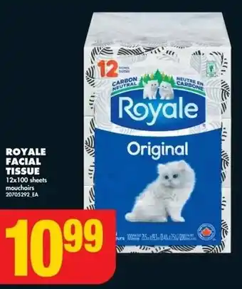 No Frills Royale facial tissue offer