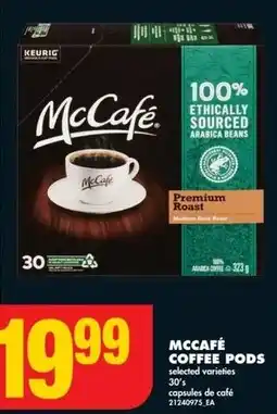 No Frills Mccafé coffee pods offer