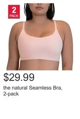 Costco the natural Seamless Bra, 2-pack offer