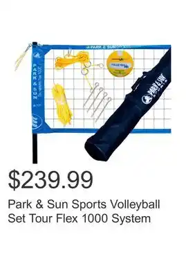 Costco Park & Sun Sports Volleyball Set Tour Flex 1000 System offer