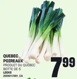 Provigo QUEBEC POIREAUX, BOTTE DE 5 offer