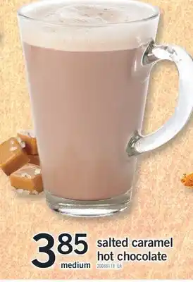 Fortinos SALTED CARAMEL HOT CHOCOLATE, MEDIUM offer