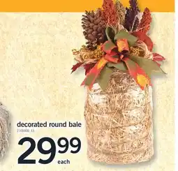 Fortinos DECORATED ROUND BALE offer