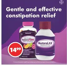 Fortinos RESTORALAX offer