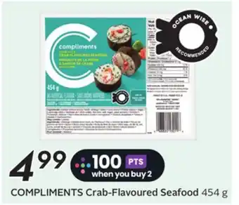 Sobeys COMPLIMENTS Crab-Flavoured Seafood offer