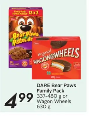 Sobeys DARE Bear Paws Family Pack offer