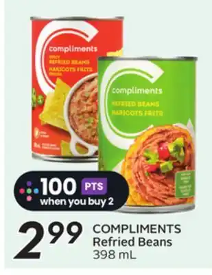 Sobeys COMPLIMENTS Refried Beans offer