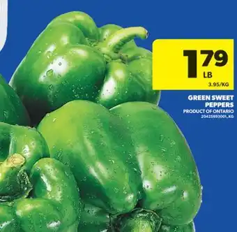 Real Canadian Superstore GREEN SWEET PEPPERS offer