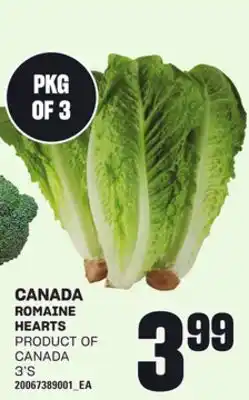 Loblaws ROMAINE HEARTS, 3' S offer