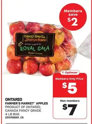 Loblaws FARMER'S MARKET APPLES, 4 LB BAG offer