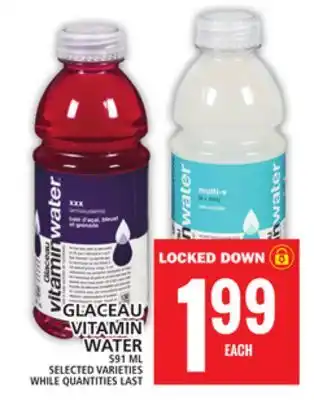 Food Basics GLACEAU VITAMIN WATER offer