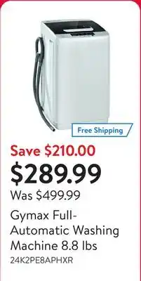 Walmart Gymax Full-Automatic Washing Machine 8.8 lbs offer