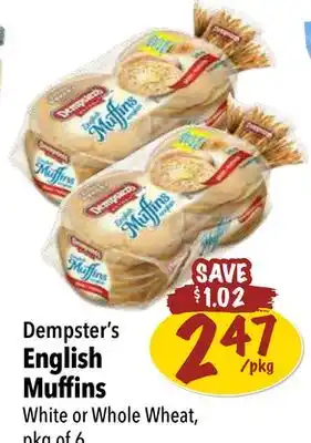 Farm Boy Dempster's English Muffins offer