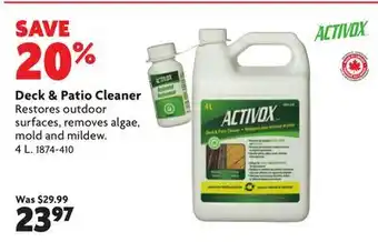 Home Hardware Deck & Patio Cleaner offer