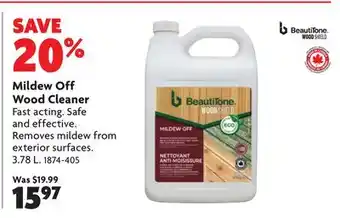 Home Hardware Mildew Off Wood Cleaner offer