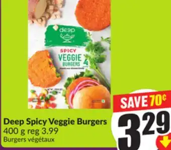 Chalo FreshCo Deep Spicy Veggie Burgers 400 g offer