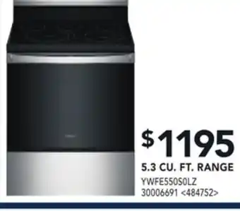 RONA WHIRLPOOL 5.3 CU. FT. RANGE offer