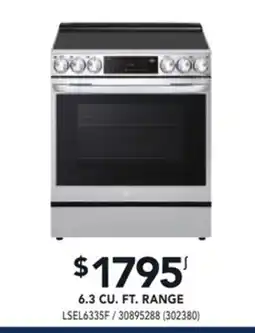 Réno Dépôt LG 6.3 CU. FT. RANGE offer