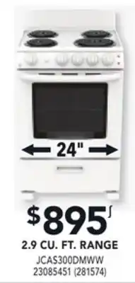 Réno Dépôt GE 2.9 CU. FT. RANGE offer