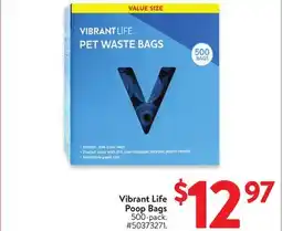 Walmart Vibrant Life Poop Bags offer