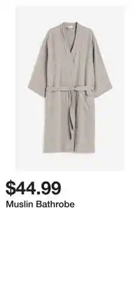 H&M Muslin Bathrobe offer