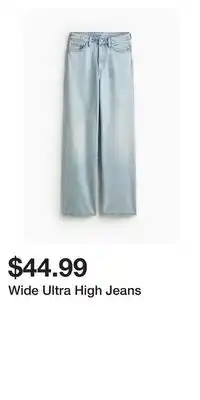 H&M Wide Ultra High Jeans offer