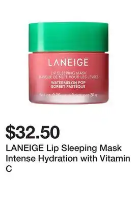 Sephora LANEIGE Lip Sleeping Mask Intense Hydration with Vitamin C offer