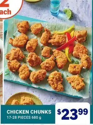 M & M Food Market CHICKEN CHUNKS offer